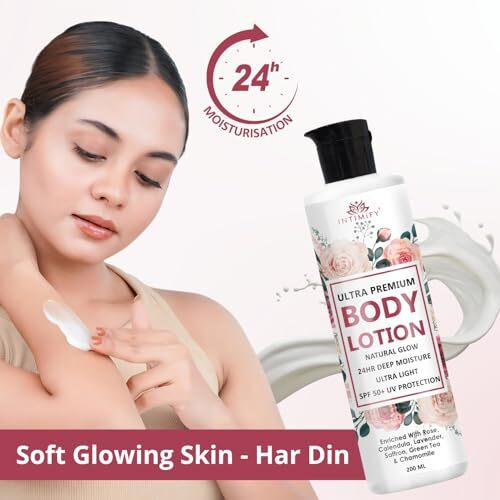Intimify Ultra Premium Body Lotion With Spf 50 | Skin Brightening Lotion For Winter And Summer | For Women & Men 200 Ml