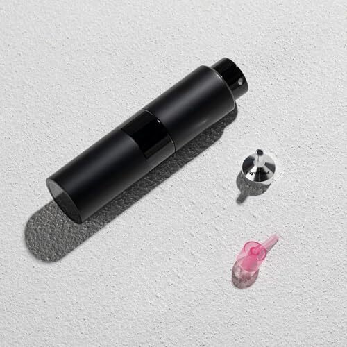 Piyubind Portable 10Ml Mini Perfume Atomizer Bottles  Empty Refillable Spray Bottle With 2 Types Of Refill Tools  Pocket Travel Perfume Sample Bottles For Men & Women (Black)