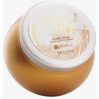 Love Nature Oriflame Milk & Honey Gold Classic Grace Hand & Body Cream - 250G