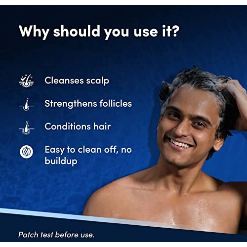 Man Matters Double Dht Blocking Anti Hair Fall Shampoo With Saw Palmetto, Caffeine, Biotin & Argan Oil, Therapeutic Grade & Dermatologically Formulated (Pack Of 2)