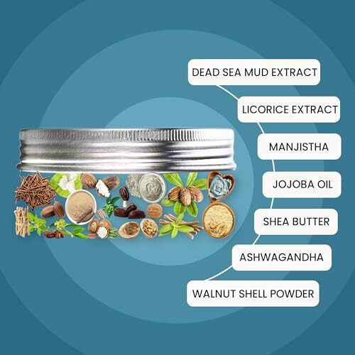 Wildoak Jordan Dead Sea Mud Face Scrub | 2% Niacinamide | Deep Cleansing & Exfoliation | Removes Dead Skin & Impurities | Fights Acne & Aging | De-Tan & Brightens | Pore Refining & Oil Control | 100G