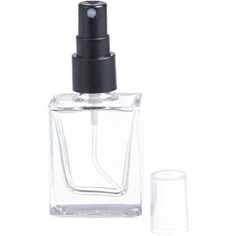Grn Glass Refillable Bottles With Spray Perfume Bottle Pump, 10 Ml, Set Of 5, Transparent