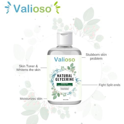 Valioso Pure Glycerine With Rose Water For Face Beauty And Skin Care, Skin Moisturizer Gel, Deep Hydration (100Ml) Each Combo Pack Of 2