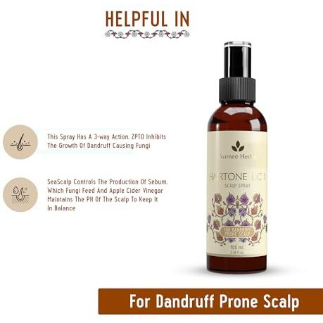 Avimee Herbal Hairtone Dc1 Scalp Spray | Fights Severe Dandruff | Prevents Flaky Scalp | Non Greasy Non Oily | 100 Ml