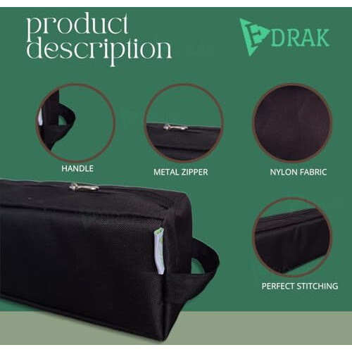 Edrak Hair Dryer Airwrap Hair Straightener Bag Pouch Cover Case.Cosmetic Hair Brush Toiletry Pouch For Travel(1 Pcs)