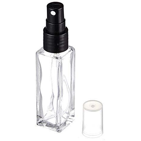 Grn Travel Refillable Perfume Clear Glass Bottles With Spray Pump For Perfume Essential Oils Aromatic Water Blend 8 Ml Set Of 6 Pcs