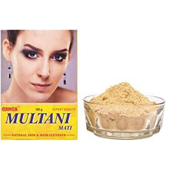 Ganga Multani Powder - Fullers Earth For Face, Skin, Face Pack (Pack Of 1)