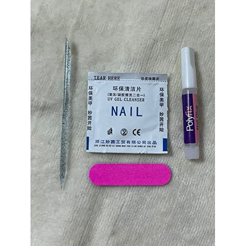 Happy Fingers Artificial Nails - Handmade Press-On With Cats Eye Effect Pack Of 12 Almond Shape | Reusable, Pre-Designed | Perfect Decorative Fake Nails For Women & Girls | Press-On Nail Tips |(Rose Gold)