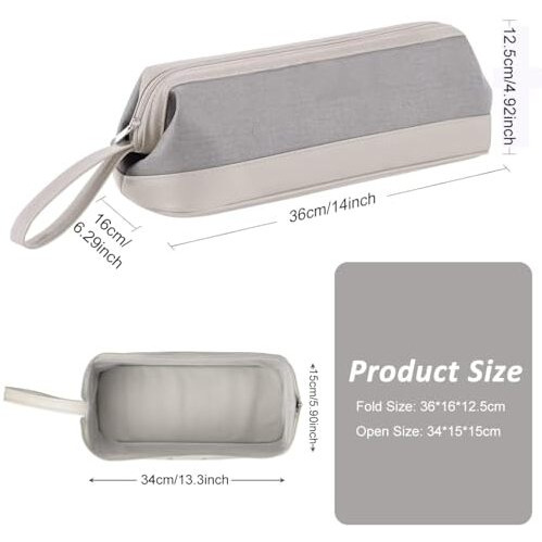 Maycreate Airwrap Nylon Travel Case For Dyson/Shark Flexstyle, Travel Pouch Compatible With Dyson Airwrap/Shark Flexstyle Complete Styler And Attachments, Travel Bag For Shark Hair Dryer Curling Iron