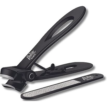 Beaut Secrets Nail Cutter For Men Toe Nail Cutter For Thick Nails Cutting Clipper Trimmer For Women Wide-Opening Sharp Jaws Stainless Steel Large Nail Clippers Set With Nail File