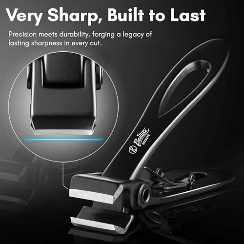 Beaut Secrets Nail Cutter For Men Toe Nail Cutter For Thick Nails Cutting Clipper Trimmer For Women Wide-Opening Sharp Jaws Stainless Steel Large Nail Clippers Set With Nail File