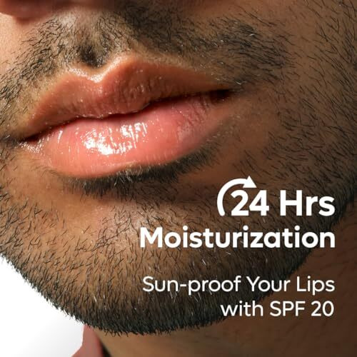 Mcaffeine Choco Lip Balm With Spf 20+ For Dry & Chapped Lips | 24 Hour Moisturization With Sun Protection | Cocoa Butter & Caffeine For Women And Men, 1 Count, Beige