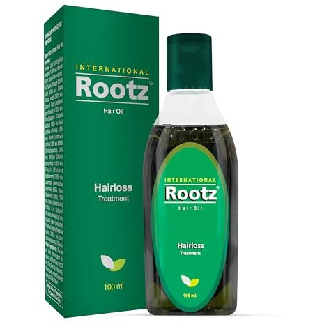Rootz Hair Oil (100Ml) | Dermatologist Recommended | Natural Hair Growth Oil For Anti-Hair Fall & Hair Regrowth | Enhances Hair Vitality | Made With Kshir Pak Vidhi For Healthy Strong & Nourished Hair