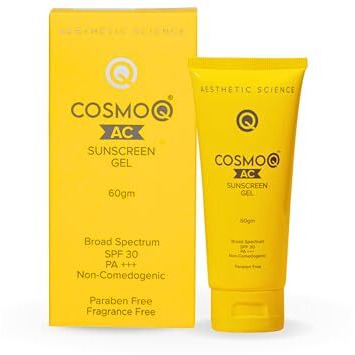 Cosmoq Gel Ac Spf 30 Sunscreen Gel, All, (1 Count)