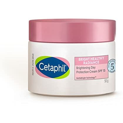 Cetaphil Brightening Day And Night Protection Cream, White, 50 Ml Combo