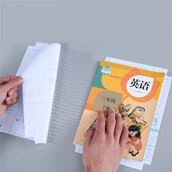 Catron Transparent Book Binding Cover | 30 Pcs - 3 Different Sizes -10 Each | Waterproof Craft Diy Book Cover | For School, Office, Student Book Cut Self Adhesive Sticker Book Protective (Pack Of 30)
