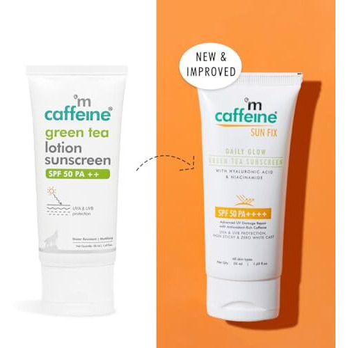 Mcaffeine Niacinamide And Hyaluronic Acid Sunscreen Spf 50++ For Oily Skin | Mattifying, Zero White Care, Water Resistant & Non Sticky Sunscreen For Women & Men | Prevents Tan & Uv Damage - 50Ml