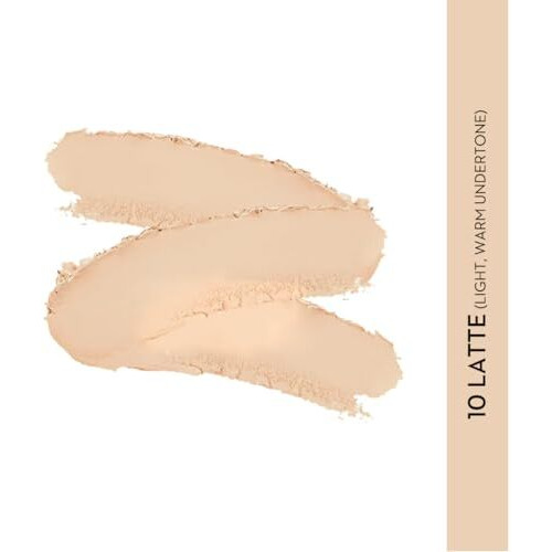 Sugar Cosmetics - Ace Of Face - Matte Foundation Stick - 10 Latte (Light Foundation With Warm Undertone) - Waterproof, Full Coverage Foundation For Women With Inbuilt Brush - 12 G