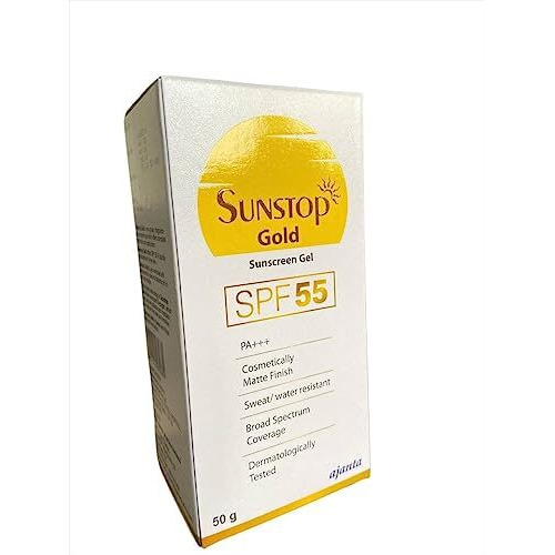 Jubilation Sunstop Gold Sunscreen Gel Spf 55, (50 G), All Skin Type