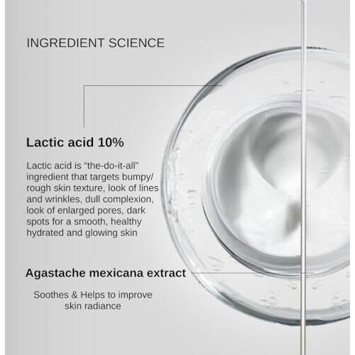 The Formularx Air Brush Facial - All In One Lactic Acid Serum + Glowing & Brightening Serum For Instant Radiance, Removes Dullness, And Smoothens Texture + For All Skin Types (50 G)
