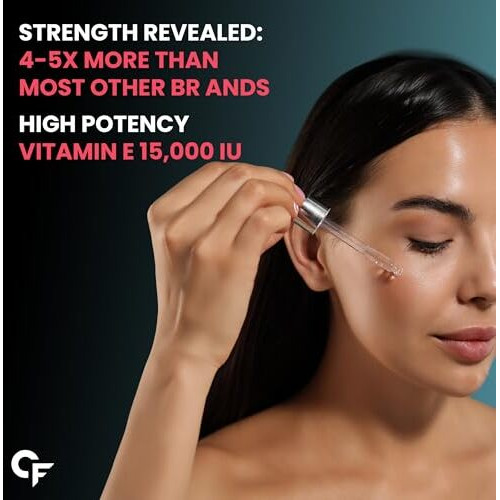 Carbamide Forte Vitamin E Oil For Face & Hair | Vitamin E Oil 15000 Iu - Pharma Grade & Tested For Purity - 30Ml