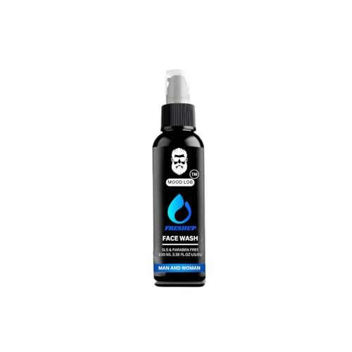 Mood Lob Face Wash For Men | Fight Acne & Pimples, Brighten Skin, Control Oil & Dirt | Refreshing & Revitalizing Cleanser For Clear, Healthy Skin Pack Of1 (100Ml)