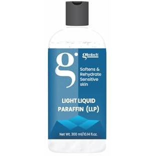 Glimlach Light Liquid Paraffin | 100% Pure & Natural | Paraffin Oil For Dry, Soften & Rehydrate Sensitive Skin 300 Ml