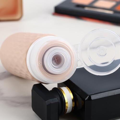 Voroly Travel Bottles Kit For Toiletries Organizer 90Ml Tsa Approved Silicone Containers Portable Split Bottle Accessories For Conditioner Shampoo Lotion - 4 Pack (Chex, Beige)