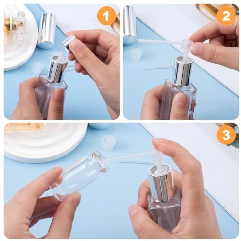 Sichumaria Perfume Dispenser Pump,10Pcs Refillable Cosmetic Transfer Tools Perfume Refill Pump Tools For Perfumes Transfer To Empty Bottles Travel Refillable Perfume Spray Bottle