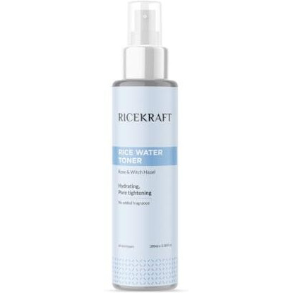 Ricekraft Refreshing Rice Water Toner | Korean Face Toner Plus Mist For Glowing Skin| Hydrating And Pore Tightening| For Men And Women| All Skin Types |100Ml