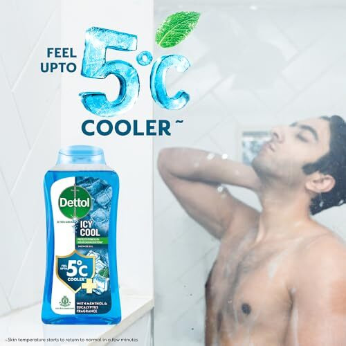Dettol Body Wash And Shower Gel For Women And Men, Cool (Pack Of 3 - 250Ml Each) | Soap-Free Bodywash | 12H Complete Odour Protection