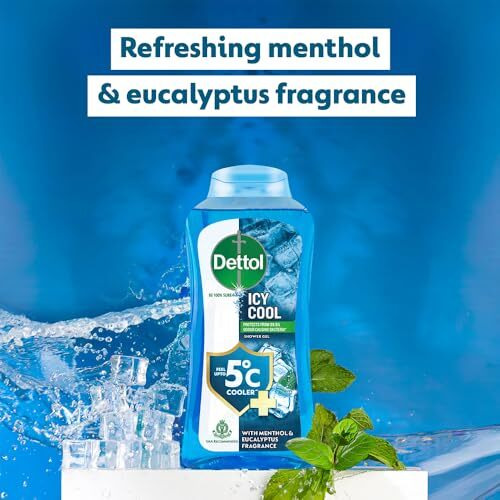 Dettol Body Wash And Shower Gel For Women And Men, Cool (Pack Of 3 - 250Ml Each) | Soap-Free Bodywash | 12H Complete Odour Protection