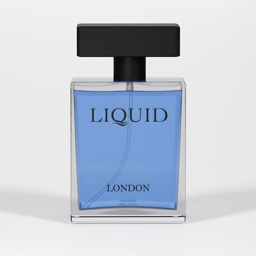 Liquid London Eau De Parfum Edp For Men - 50Ml Long Lasting | Premium Perfume | Amber & Grapefruit Fragrance | Perfect For Special Occasions | Luxury Masculine Scent Inspired By London | Gift For Him
