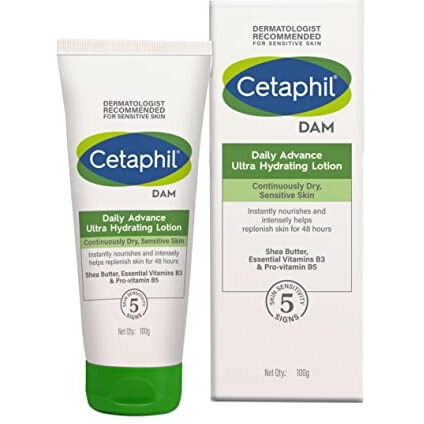 Cetaphil Dam Daily Advance Ultra Hydrating Lotion - 100G Each (Pack Of 2)
