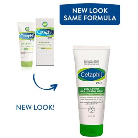 Cetaphil Dam Daily Advance Ultra Hydrating Lotion - 100G Each (Pack Of 2)