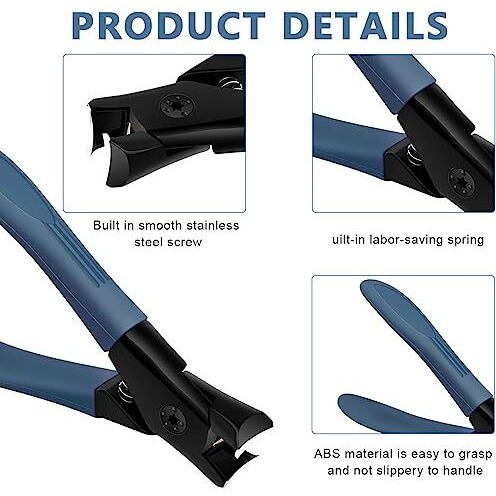 Maycreate Thick Nail Clipper, Toenail Clipper With Long Handle Stainless Steel Nail Cutter For Tough Nails Thick Nails, Anti-Splash Nail Clipper For Adults, Seniors, Manicure Nail Clipper