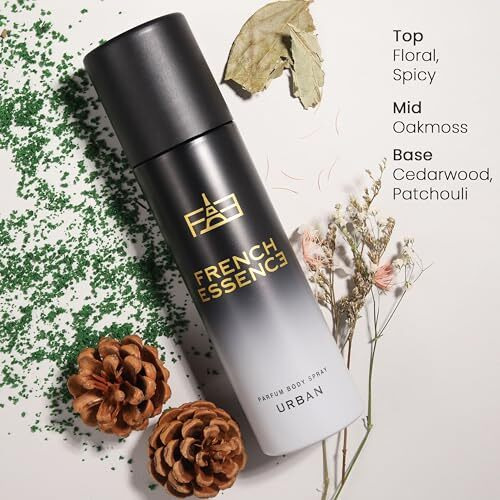 French Essence Deodorant Spray Perfume/Deodorant For Men/Men Deo/Body Spray For Men,Long Lasting Fragrance, Fresh Scent (Urban) 120Ml Each - Pack Of 1