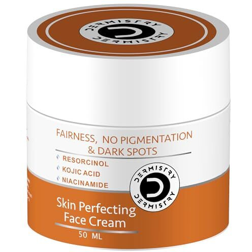 Dermistry 1% Kojic Acid 5% Niacinamide Face Cream For Pigmentation Dark Spots D De Tan Uneven Skin Tone Removal Lightening Brightening Glowing Face For Men & Women Dry Oily & All Skin Types - 50Ml