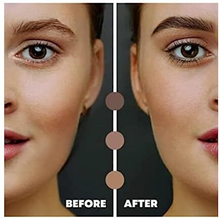 Eyebrow Drawing Palette 3 Shades With 1 Brush, Ultimate Brow Kit To Shape, Define And Fill The Eyebrows,Waterproof Non-Transfer Smudgeproof Eyebrow Palette, (Dark Brown,Light Brown,Brown)