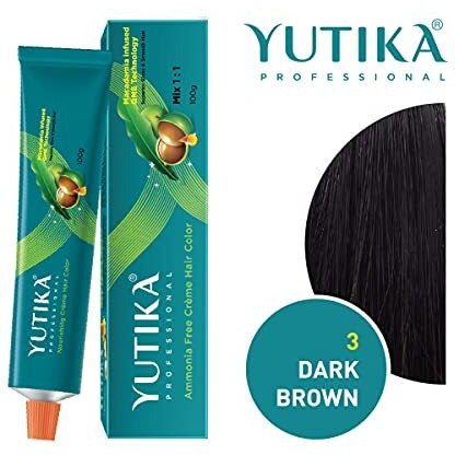 Yuthika Professional Creme Hair Color 100Gm Dark Brown 3.0