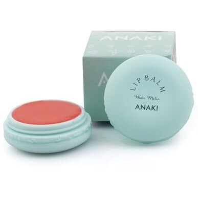 Anaki Watermelon Lip Balm With Spf 50 + Vitamin C + Hyaluronic Acid | Jjojoba Oil Deep Hydration & Nourishment For Soft, Smooth Lips | Natural Water Melon Extracts - 10Gm