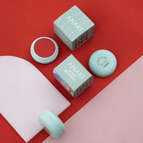 Anaki Watermelon Lip Balm With Spf 50 + Vitamin C + Hyaluronic Acid | Jjojoba Oil Deep Hydration & Nourishment For Soft, Smooth Lips | Natural Water Melon Extracts - 10Gm
