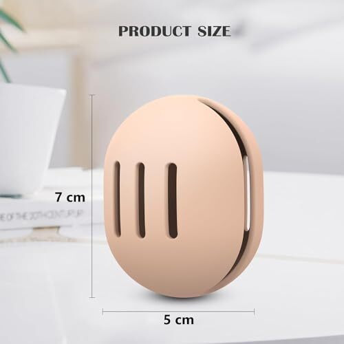 Inovera Makeup Sponges Holder - Travel Blender Storage Case - Cosmetic Face Blenders Container - Sponge Organizer For Women, Girls (Khaki (Pack Of 1))