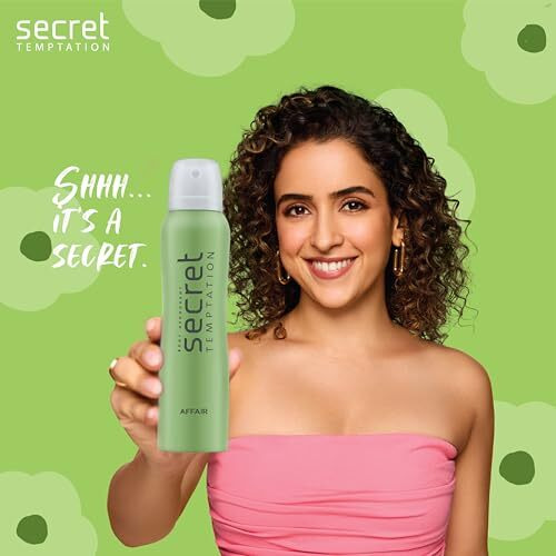 Secret Temptation Affair Deodorant For Women, Long Lasting Floral Fragrance For Every Day Wear, 160 Ml