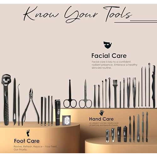 Beaut Secrets Manicure Set 36 In 1 Nail Clipper Set, Corn Cutter, Fingernail & Toenail Clippers, Manicure Tools, Pedicure Tools, Suitable For Travel Manicure Kit Perfect Gifts For Women And Men