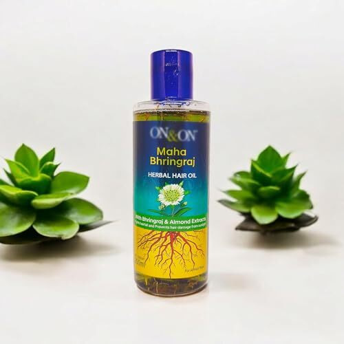 Maha Bhringraj Herbal Hair Oil - Nourishing & Strengthening Hair (Pack Of 1, 200Ml)