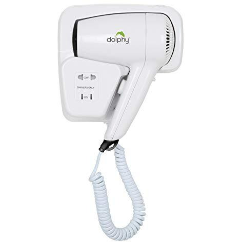 Dolphy Professional 1200 Watts Wall Mounted Hair Dryer Hd-001, White
