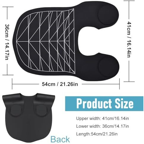 Maycreate Silicone Waterproof Hair Dye Shawl, Hair Cutting Collar With Guiding Lines, Cutting Mat For Hair Stylist, Barber Shop Hair Cutting Pad/Cape For Salon, Hair Cutting Tools Salon Accessories