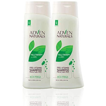 Adven Naturals Pro-Vitamin Shampoo With Abc - (200 Ml X 2)