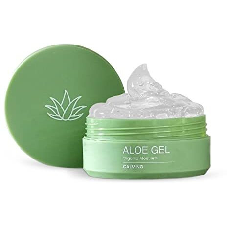 Earth Rhythm Multipurpose Aloe Vera Gel For Face & Hair, Hydrate & Nourishes Skin, Styles Hair For Men & Women- 100Gm